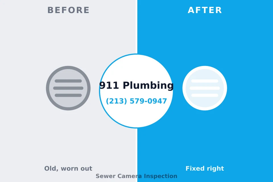Before and after: plumbing repair Beatrice, NE